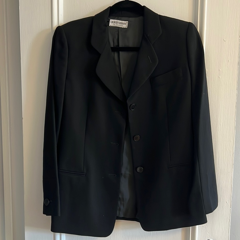 Giorgia Armani Le Collezioni Black Jacket